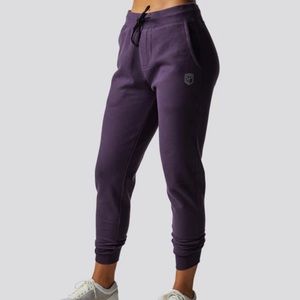 Female Unmatched Joggers Plum Size Small